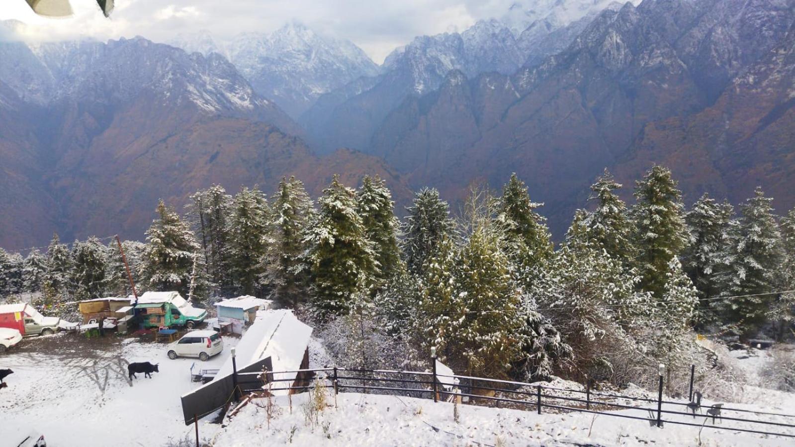 Mountain View Stay In Auli Joshīmath Buitenkant foto